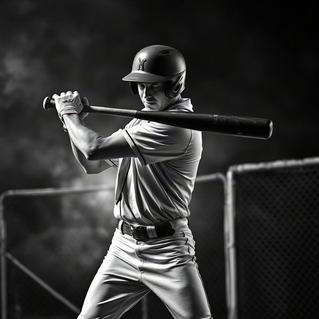 Batter casting the bat away from the body at contact